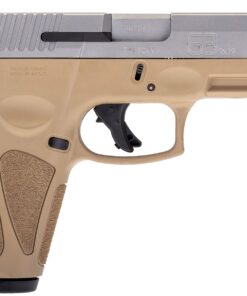 taurus g3 matte stainless tan 9mm luger full size 17 rds steel sights for